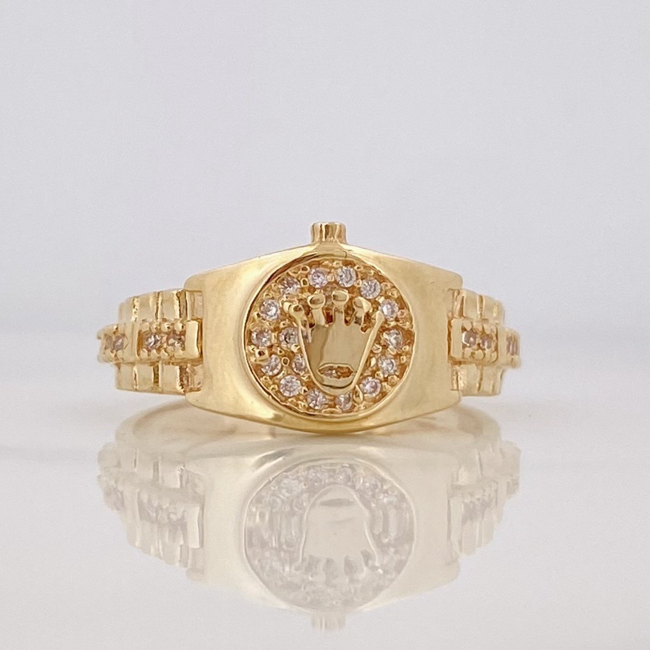 Anillo Corona 3.8 g / T6 1/2 Oro Amarillo 18K
