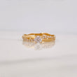 Anillo Enlazado 2.35 g / T8 Oro Amarillo 18K