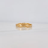 Anillo Enlazado 2.35 g / T8 Oro Amarillo 18K