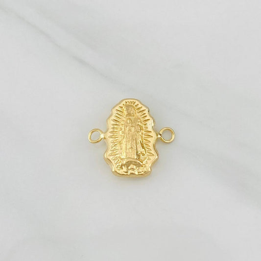 Herraje Virgen de Guadalupe 0.6g / 1/2 in Oro Amarillo 18K