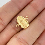 Charm Virgin of Guadalupe 0.6g / 1/2 in Yellow Gold 18K