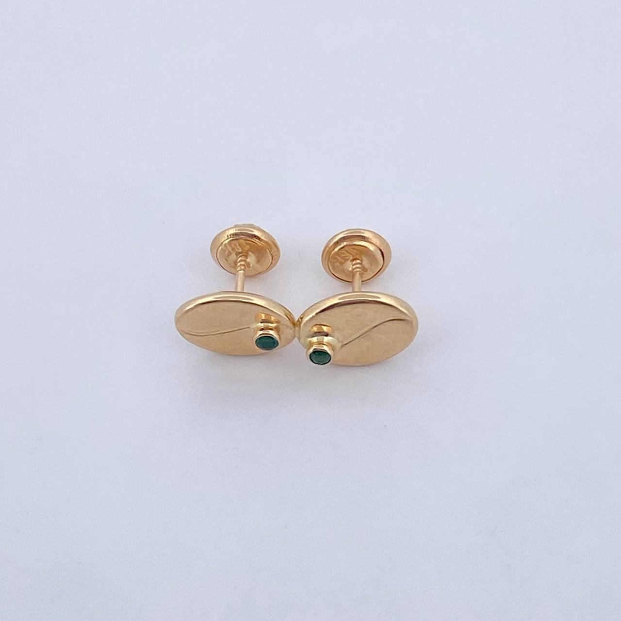 Topos Grano Café 0.9gr /  Oro Amarillo 18K &