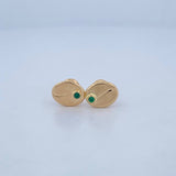 Topos Grano Café 0.9gr /  Oro Amarillo 18K &
