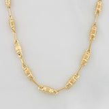 Cadena Rustica Barril 7.95g / 24 in / 3.1mm Oro Amarillo 18K