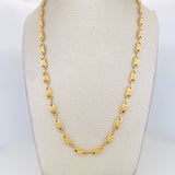 Cadena Rustica Corona 11.25g / 24 in / 4.2mm Oro Amarillo 18K