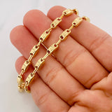 Cadena Rustica Corona 11.25g / 24 in / 4.2mm Oro Amarillo 18K