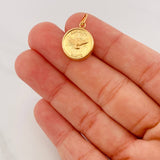 Espiritu Santo Pendant 0.95g / 3/4 in 18K Yellow Gold