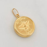 Espiritu Santo Pendant 0.95g / 3/4 in 18K Yellow Gold