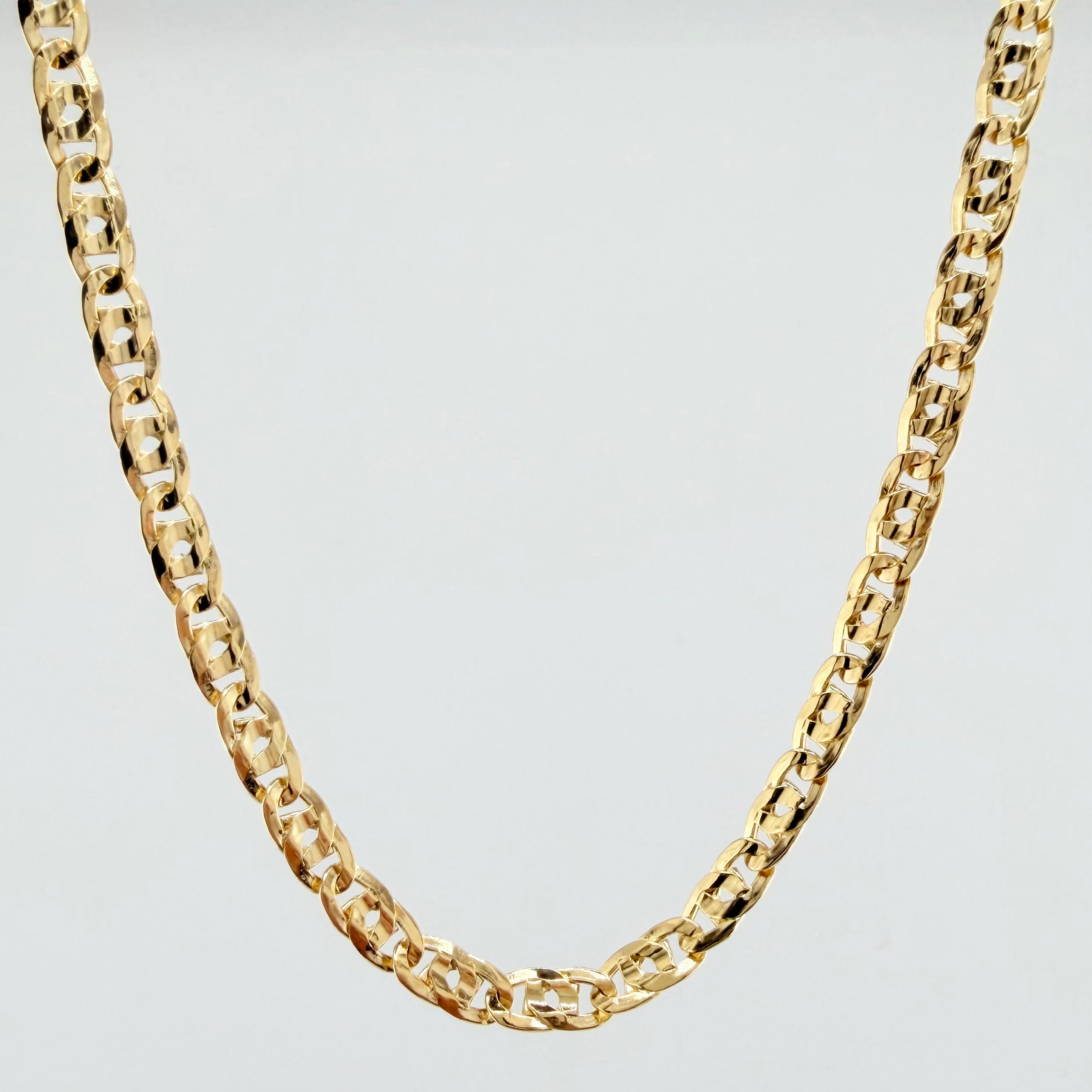 Cadena Lumachina 13.65gr / 23 1/2 in / 5mm Oro Amarillo +3 18K