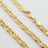 Cadena Lumachina 13.65gr / 23 1/2 in / 5mm Oro Amarillo +3 18K