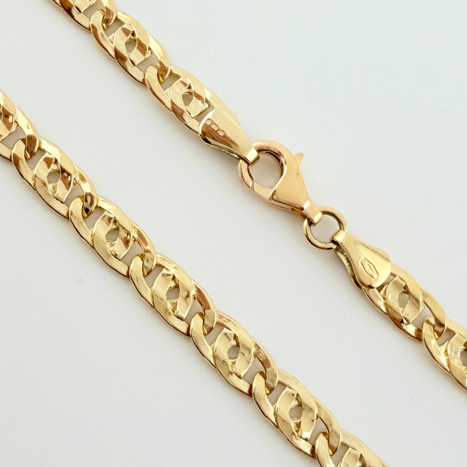 Cadena Lumachina 13.65gr / 23 1/2 in / 5mm Oro Amarillo +3 18K