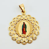 Dije Dije Virgen Guadalupe 3gr / 1 1/2 in / Oro Amarillo +4 18K