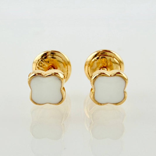 Topos Trebol 0.8gr / 5.2mm Oro Amarillo 18K *