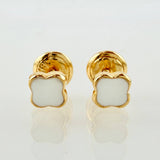 Topos Trebol 0.8gr / 5.2mm Oro Amarillo 18K *