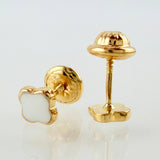 Topos Trebol 0.7gr / 5.3mm Oro Amarillo 18K ©