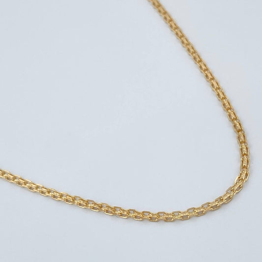 Cadena China 2.7gr / 15 3/4 in / 1.63mm Oro Amarillo +1 18K %