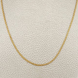 Cadena China 2.8gr / 17 3/4 in / 1.5mm Oro Amarillo +1 18K %