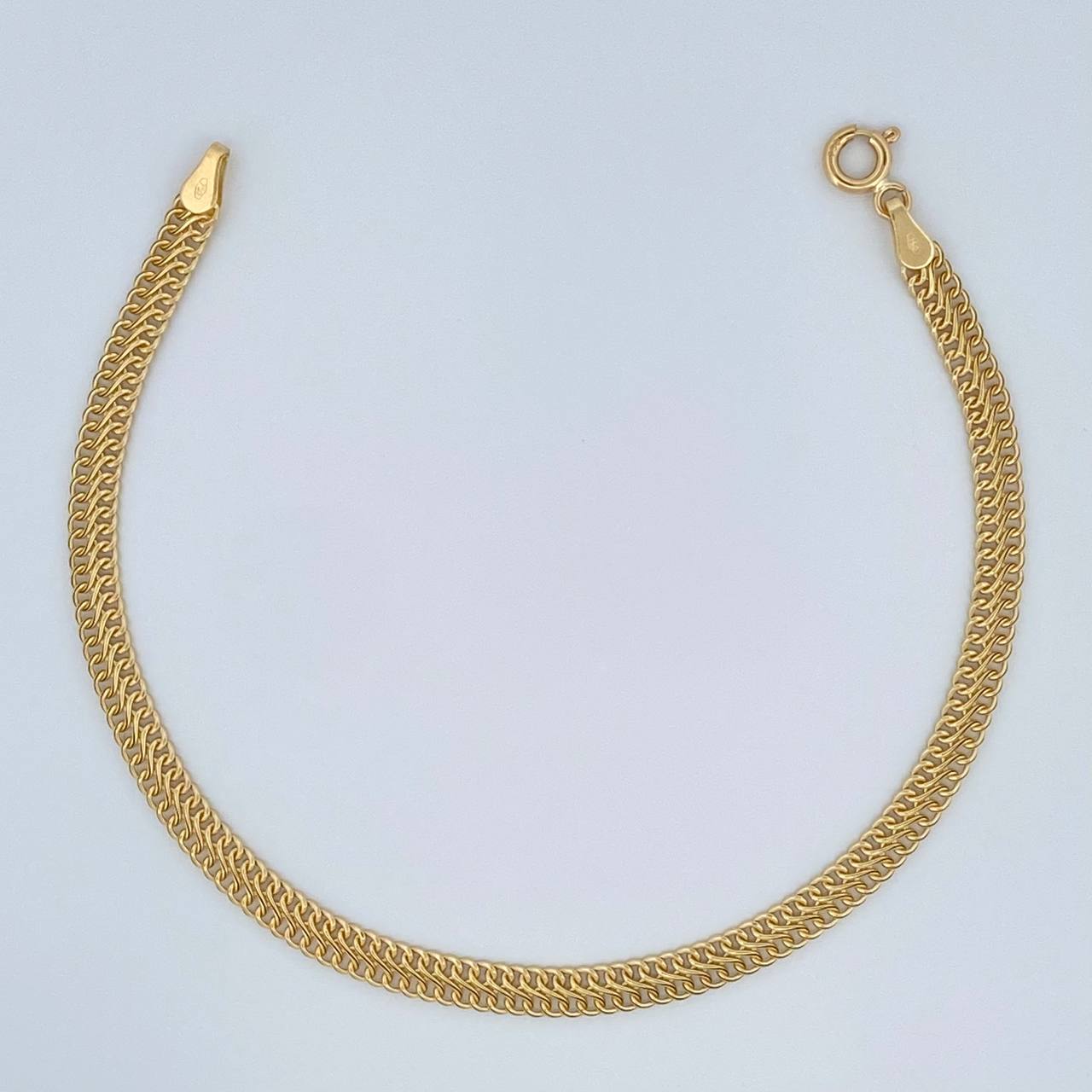 Pulso Sedusa 2.75gr / 7 1/2 in / 4.76mm Oro Amarillo +3 18K $