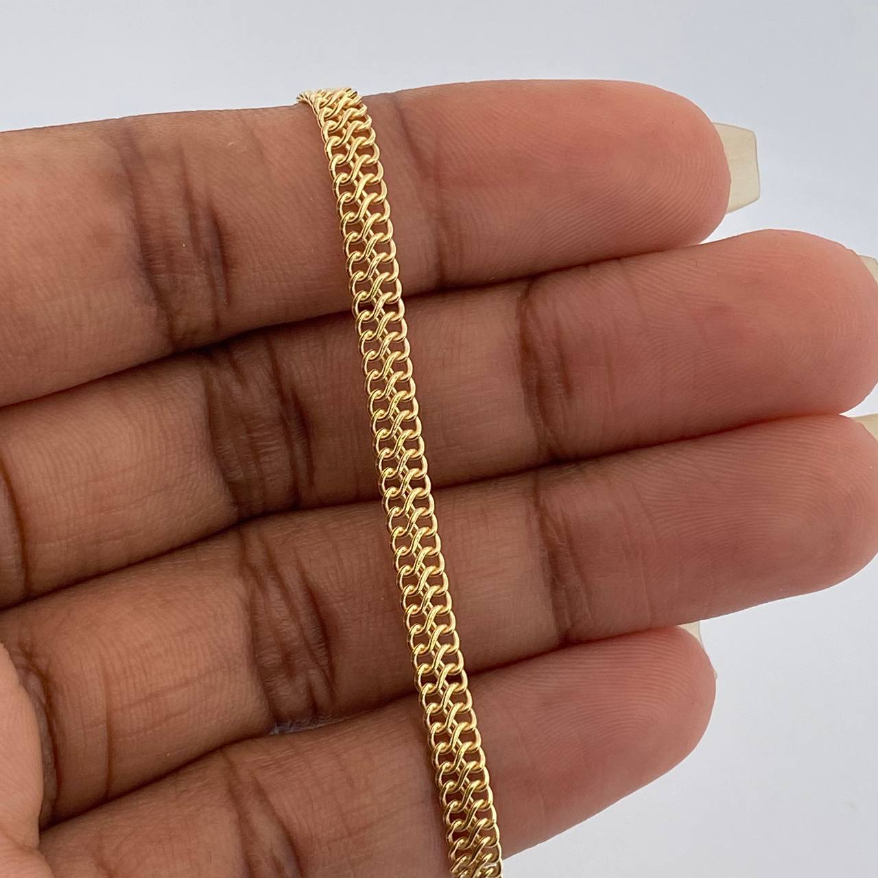 Pulso Sedusa 1.9gr / 7 1/2 in / 3.7mm Oro Amarillo +3 18K $