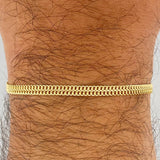 Pulso Sedusa 1.95gr / 7 1/2 in / 3.8mm Oro Amarillo +3 18K %