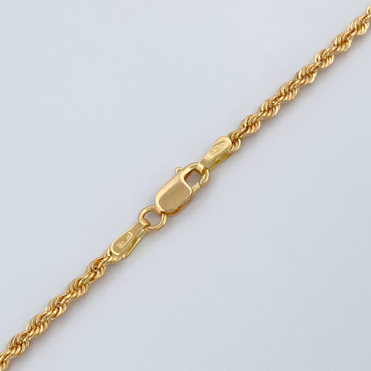 Cadena Lazo 3.2gr / 19 3/4 in / 2mm Oro Amarillo +3 18K &