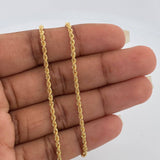 Cadena Lazo 3.2gr / 19 3/4 in / 2mm Oro Amarillo +3 18K &