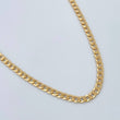 Cadena Cubana 7.15gr / 23 1/2 in / 3.21mm Oro Amarillo +1 18K &