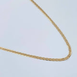 Cadena Escalera Plana 1.7gr / 17 3/4 in / 1.33mm Oro Amarillo +3 18K %
