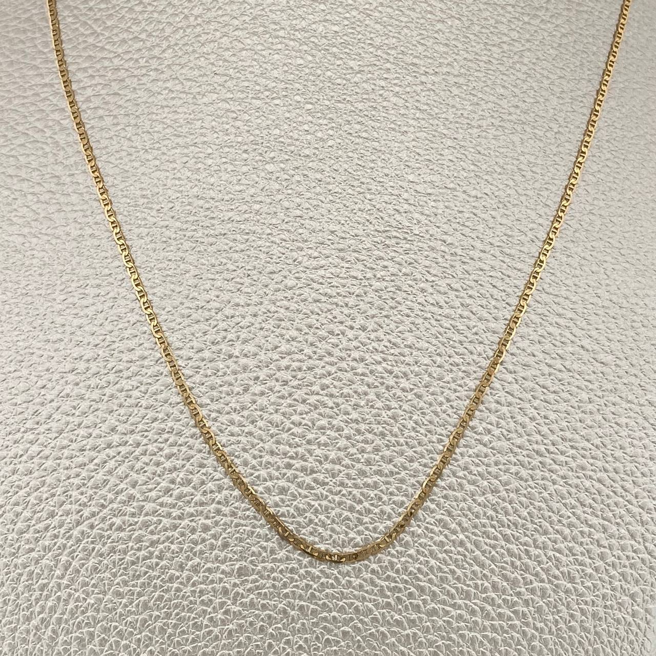 Cadena Escalera Plana 1.7gr / 17 3/4 in / 1.33mm Oro Amarillo +3 18K %
