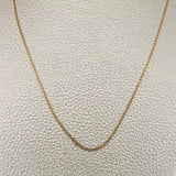 Cadena Escalera Plana 1.7gr / 17 3/4 in / 1.33mm Oro Amarillo +3 18K %