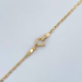 Cadena Escalera Plana 1.2gr / 15 3/4 in / 1.35mm Tres Oros +3 18K %