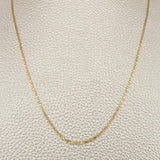 Cadena Escalera Plana 1.2gr / 15 3/4 in / 1.35mm Tres Oros +3 18K %