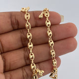 Tobillera Gc Figuras 7.1gr / 10 1/4 in / 4.9mm Oro Amarillo 18K &