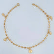 Tobillera Gc Figuras 4.1gr / 10 1/2 in / 3.3mm Oro Amarillo 18K &
