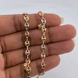 Tobillera Gc Treboles 6gr / 10 1/4 in / 4.88mm Tres Oros 18K &