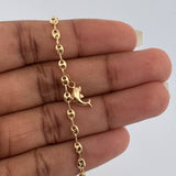 Tobillera GC 4.15gr / 10 3/4 in / 3mm Oro Amarillo 18K %