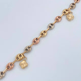 Tobillera GC Trébol  5.35gr / 10 1/2 in / 4.83mm Tres Oros 18K %