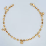 Tobillera GC 6.2gr / 10 1/2 in / 4.77mm Oro Amarillo 18K %