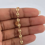 Tobillera GC 6.2gr / 10 1/2 in / 4.77mm Oro Amarillo 18K %