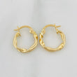Candongas Asby 1.1 g / 1/2 in Oro Amarillo 18K