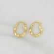 Candongas Deis 1.3 g / 1/2 in Oro Amarillo 18K