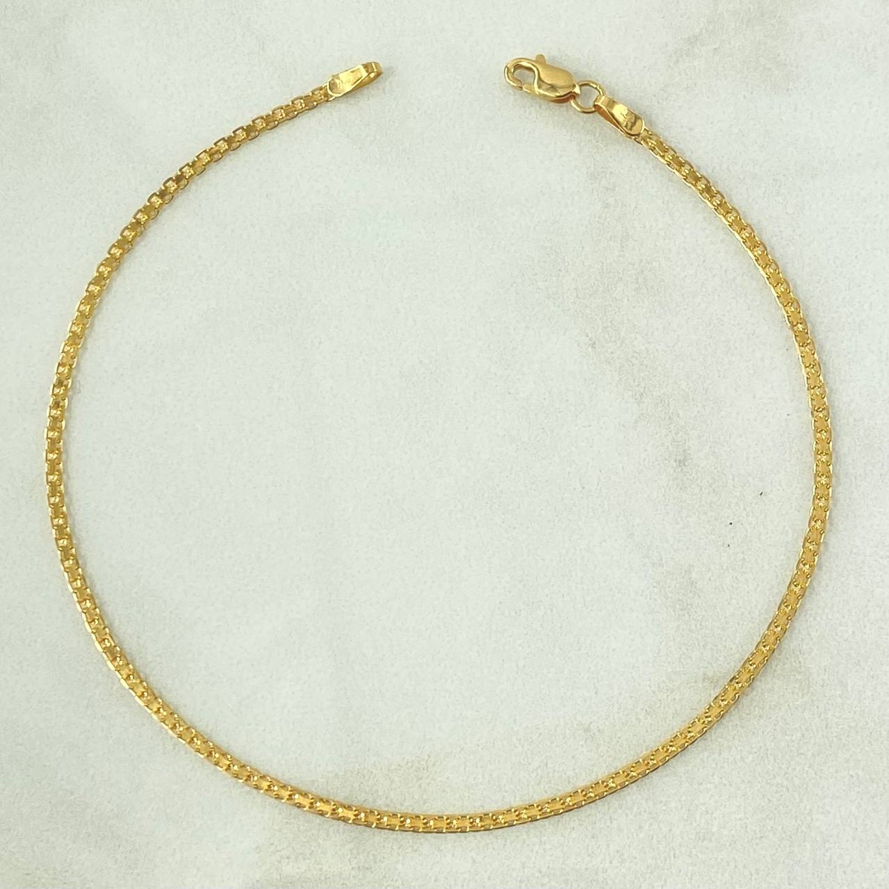 Pulso Chino 1.8gr / 21.5cm / 1.6mm Oro Amarillo +1 18K ©
