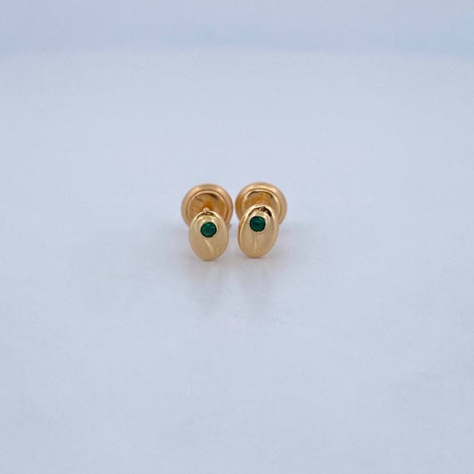 Topos Grano Café 0.55gr  / Oro Amarillo 18K &
