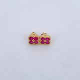 Topos Trebol 2.95gr /  Oro Amarillo 18K &