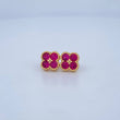 Topos Trebol 2.95gr /  Oro Amarillo 18K &