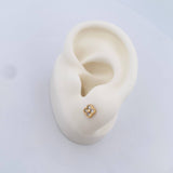 Topos Trebol 1.1gr /  Oro Amarillo 18K &