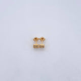 Topos Trebol 1.1gr /  Oro Amarillo 18K &