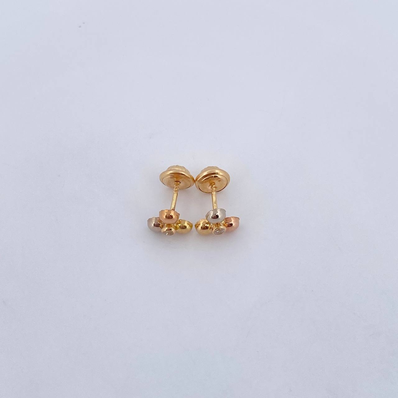 Topos Trio Bolas 0.7gr / Tres Oros 18K &