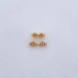 Topos Trio Bolas 0.7gr / Tres Oros 18K &