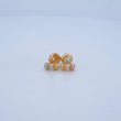 Topos Trio Bolas 0.7gr / Tres Oros 18K &